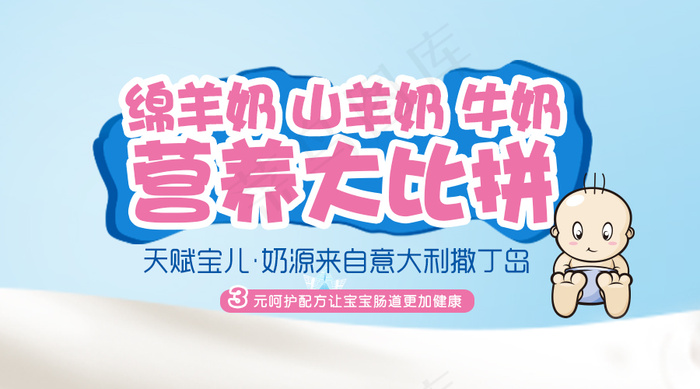 营养大比拼(900X500(DPI:72))psd模版下载