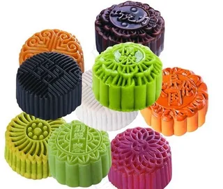 中秋各种特色月饼psd素材