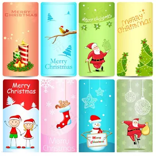圣诞贺卡背景设计矢量素材