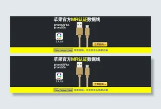 苹果官方MFI认证数据线海报图