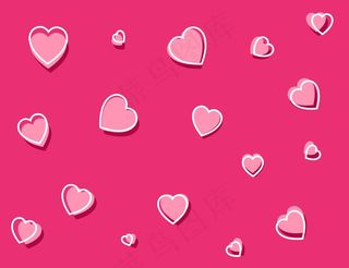 卡通背景-心模式