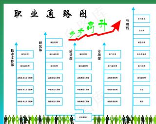 职业通路图 职业晋升图片