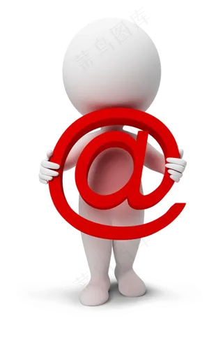 商务合作活动办公立体3D小人免扣p...