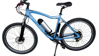 蓝色锂电车图片