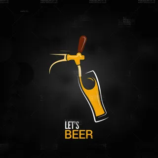 时尚酒吧创意LOGO设计矢量