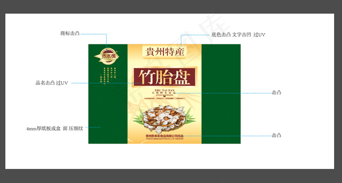 特产菌类包装设计含分层效果图PSD
