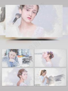 优雅中国风水墨幻灯片展示AE模板