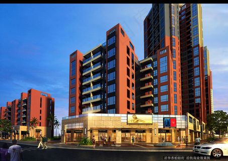 大楼外景效果图图片