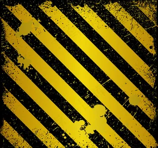 黄色警告条纹矢量素材
