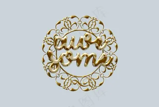 3D立体文字样式设计