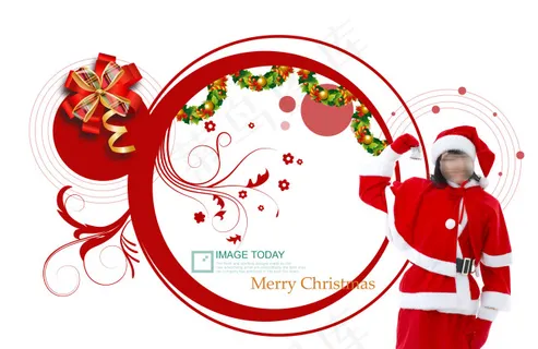 圣诞节最新PSD高清分层素材圣诞球