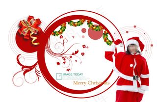 圣诞节最新PSD高清分层素材圣诞球