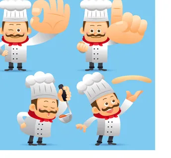 卡通人物形象矢量图