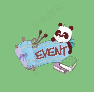 熊猫图案卡通动物