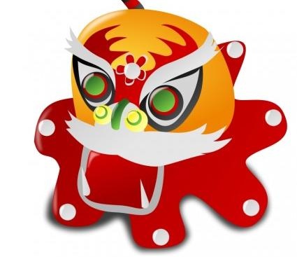 中国新年的图标