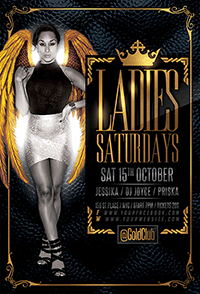 Ladies Saturdays Flyer Template