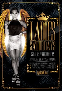Ladies Saturdays Flyer Template