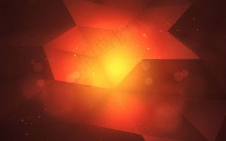 酷炫 晶格化 抽象几何体海报背景