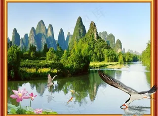 山水画 山水风景图片