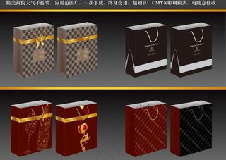 手提袋平面图图片
