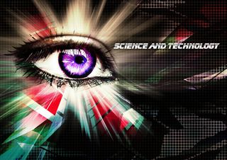 通过人物图像表现科技感设计