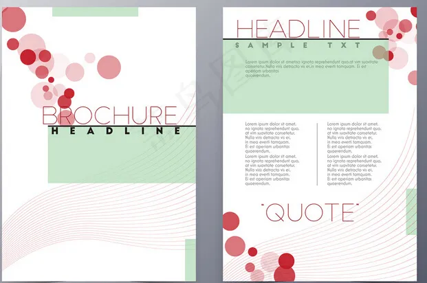 画册设计eps,ai矢量模版下载