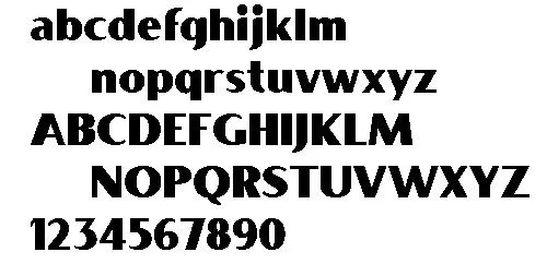 Bocaraton 英文字体下载