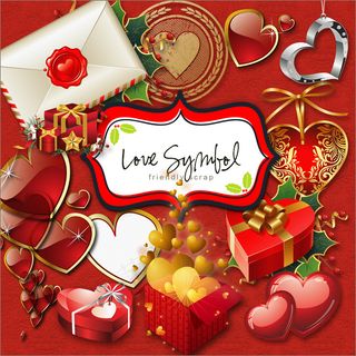 浪漫情人节装饰元素png素材（二）