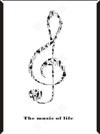 创意音乐符号图片