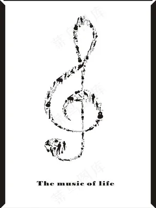 创意音乐符号图片