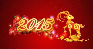 中国元素羊年海报背景PSD素材