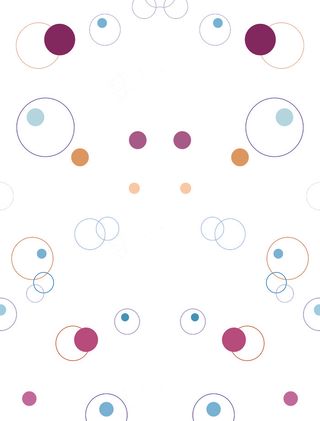 圆圈移门背景图案