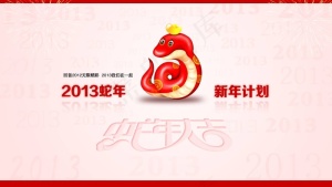 2013新年计划总结PPT模板预览图