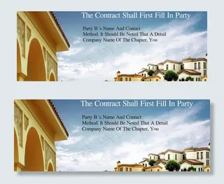 别墅洋房户外广告牌图片