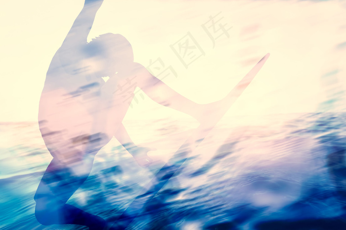 黄色背景矢量图
