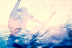 黄色背景矢量图