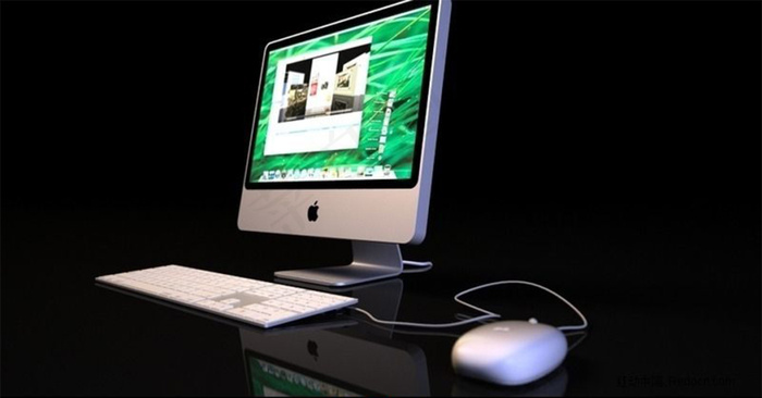 高精度苹果电脑3D模型