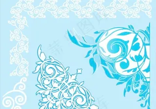 欧式花纹矢量素材
