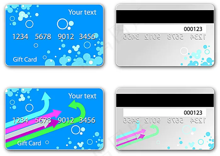 会员卡eps,ai矢量模版下载