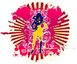 绚丽背景设计矢量花纹素材