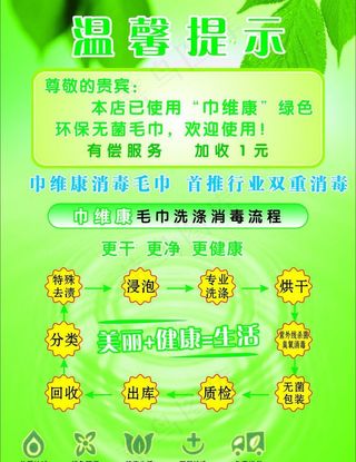 宾馆温馨提示图片