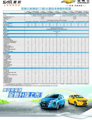 雪佛兰新赛欧三厢车