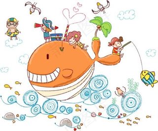 手绘风可爱矢量图