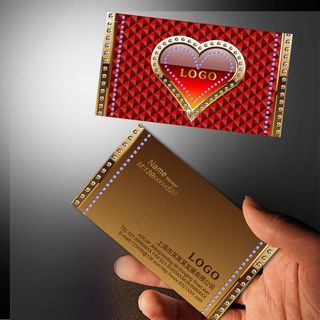 钻石闪耀 高级商务名片PSD模板下...