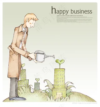 卡通人物 商业人物 分层素材 PS...