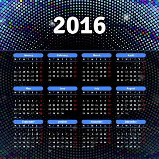 2016光点闪耀年历