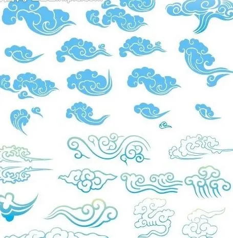 祥云图片cdr矢量模版下载