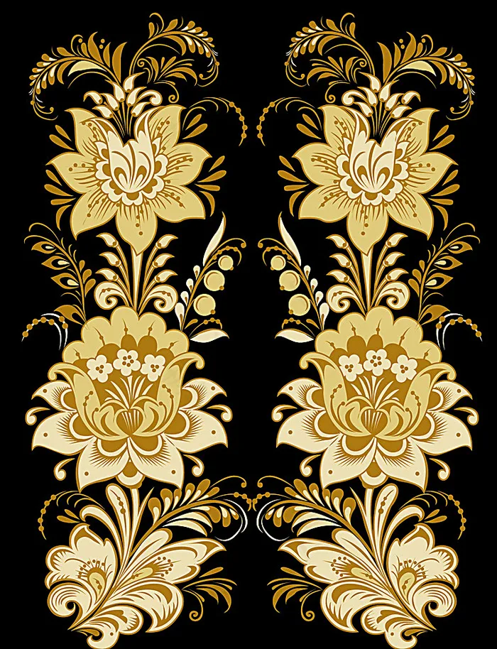 矢量浪漫花朵花纹素材图片eps,ai矢量模版下载