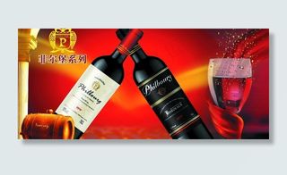菲尔堡红酒图片