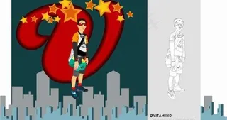 韩国前卫男孩矢量图144